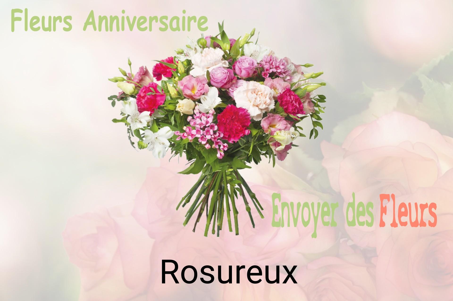Bouquet de fleurs d’anniversaire livré à Rosureux